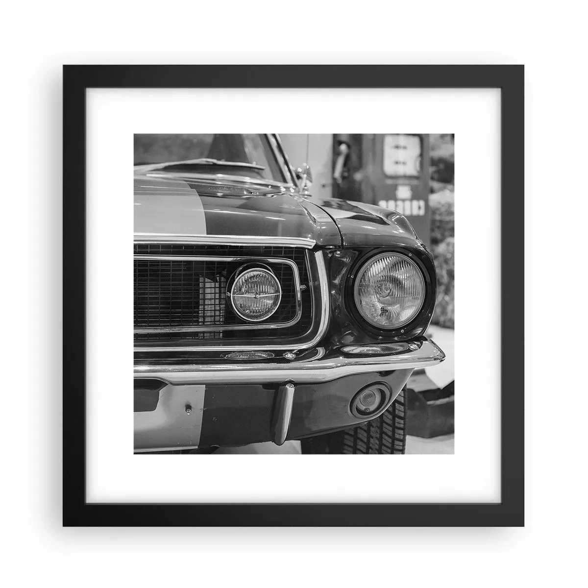 Poster in black frame - Rough Ride - 30x30 cm