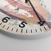 Clock face with numbers