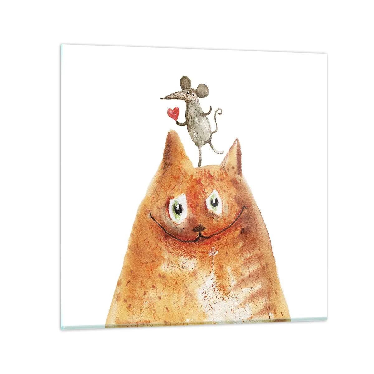 Glass picture - Love Paradoxes - 50x50 cm