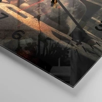 Clock face with numbers