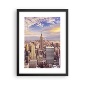 Poster in black frame - Reaching the Clouds - 30x40 cm