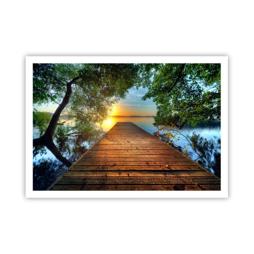 Poster - Don't Hurry, Sit Down - 100x70 cm