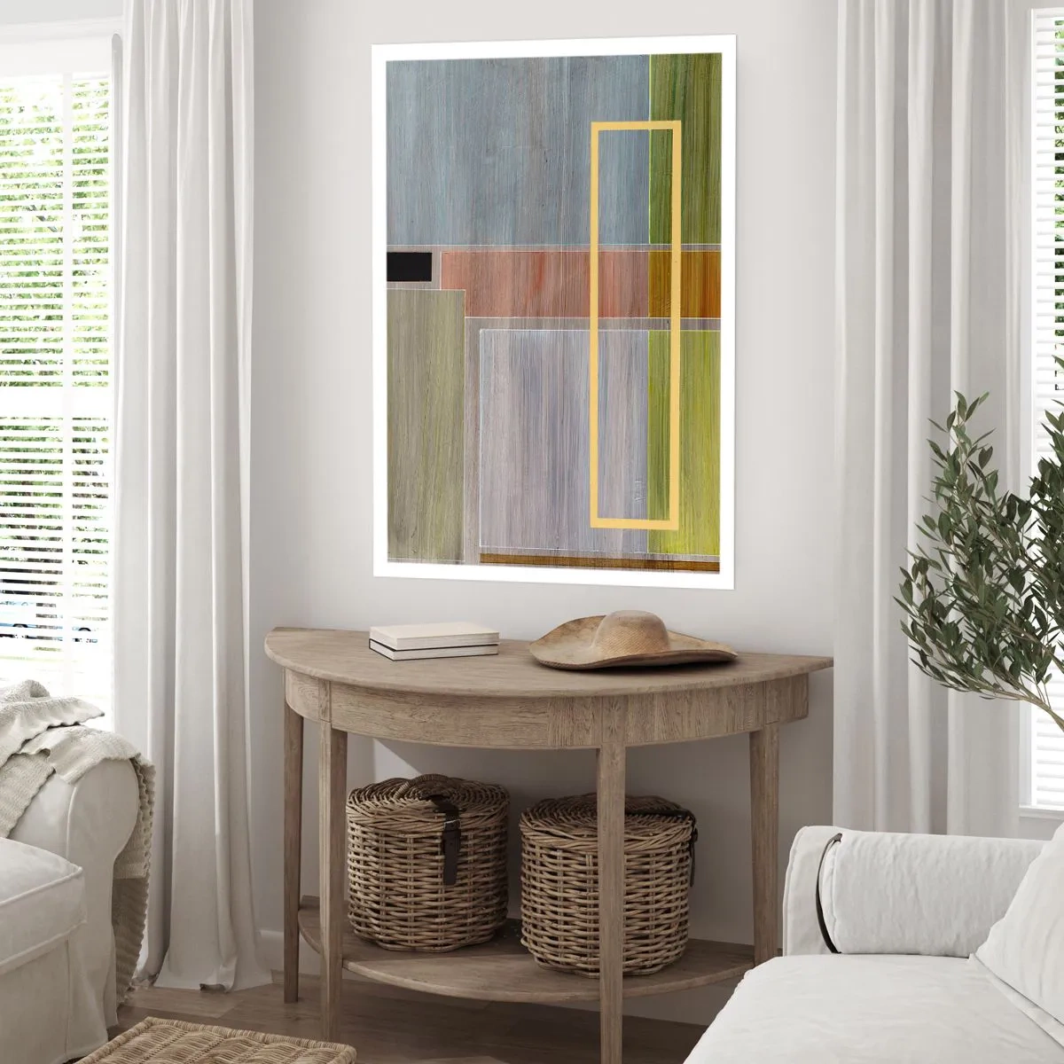 Poster - Straight and Calm - 40x50 cm