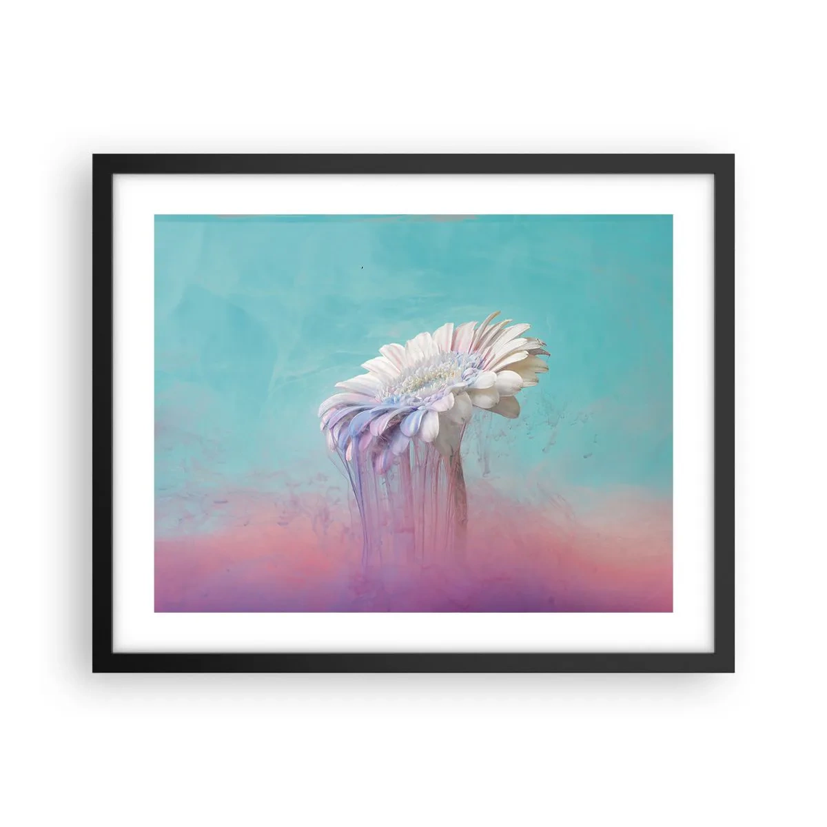 Poster in black frame - Afterlife of Flowers - 50x40 cm