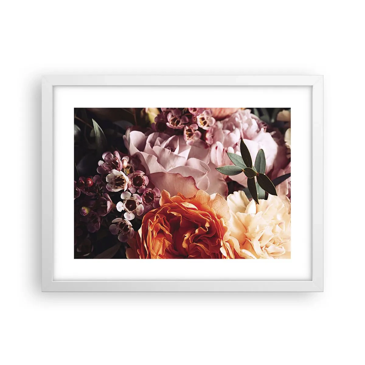Poster in white frmae - Wrapped by Beauty - 40x30 cm