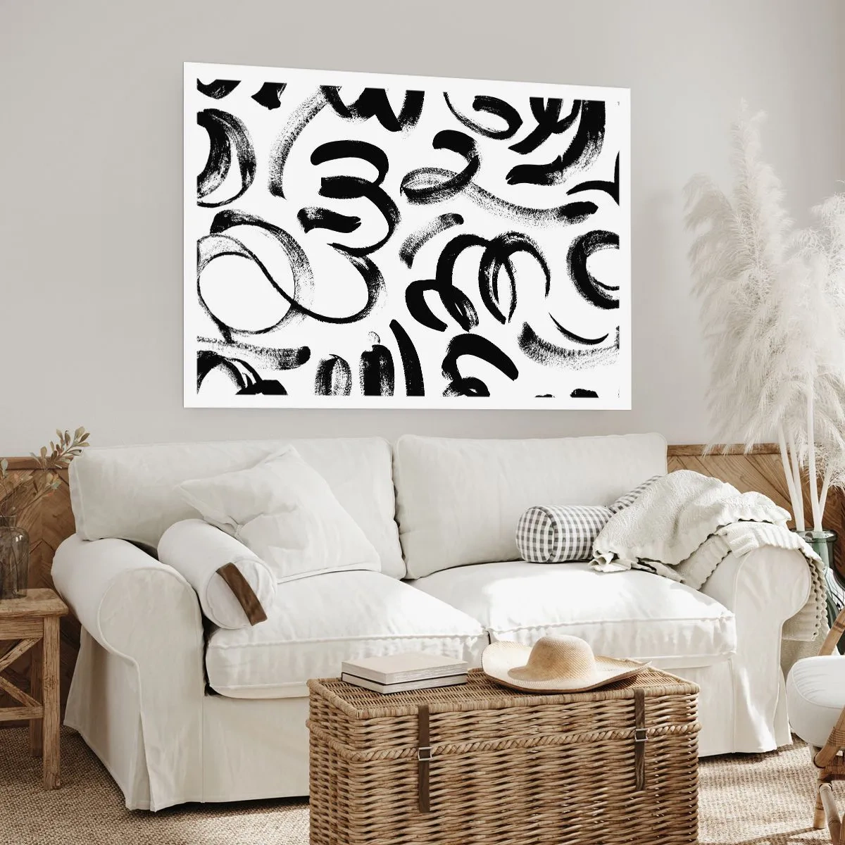 Poster - Black on White - 70x50 cm