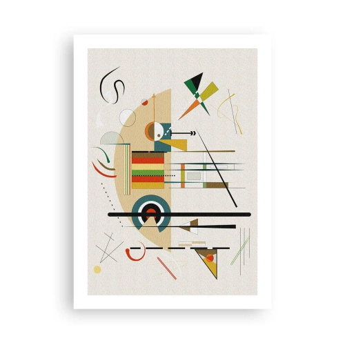 Poster - And the World Laughs - 50x70 cm