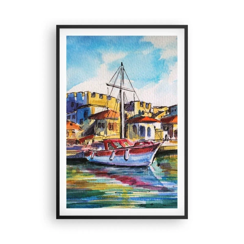 Poster in black frame - Rainbow Afternoon - 61x91 cm