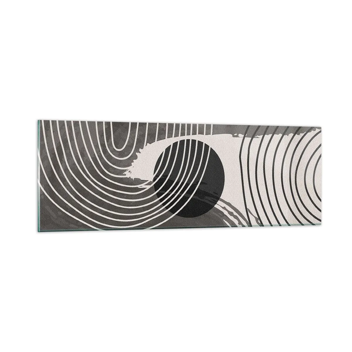 Glass picture - Oval Wins - 90x30 cm