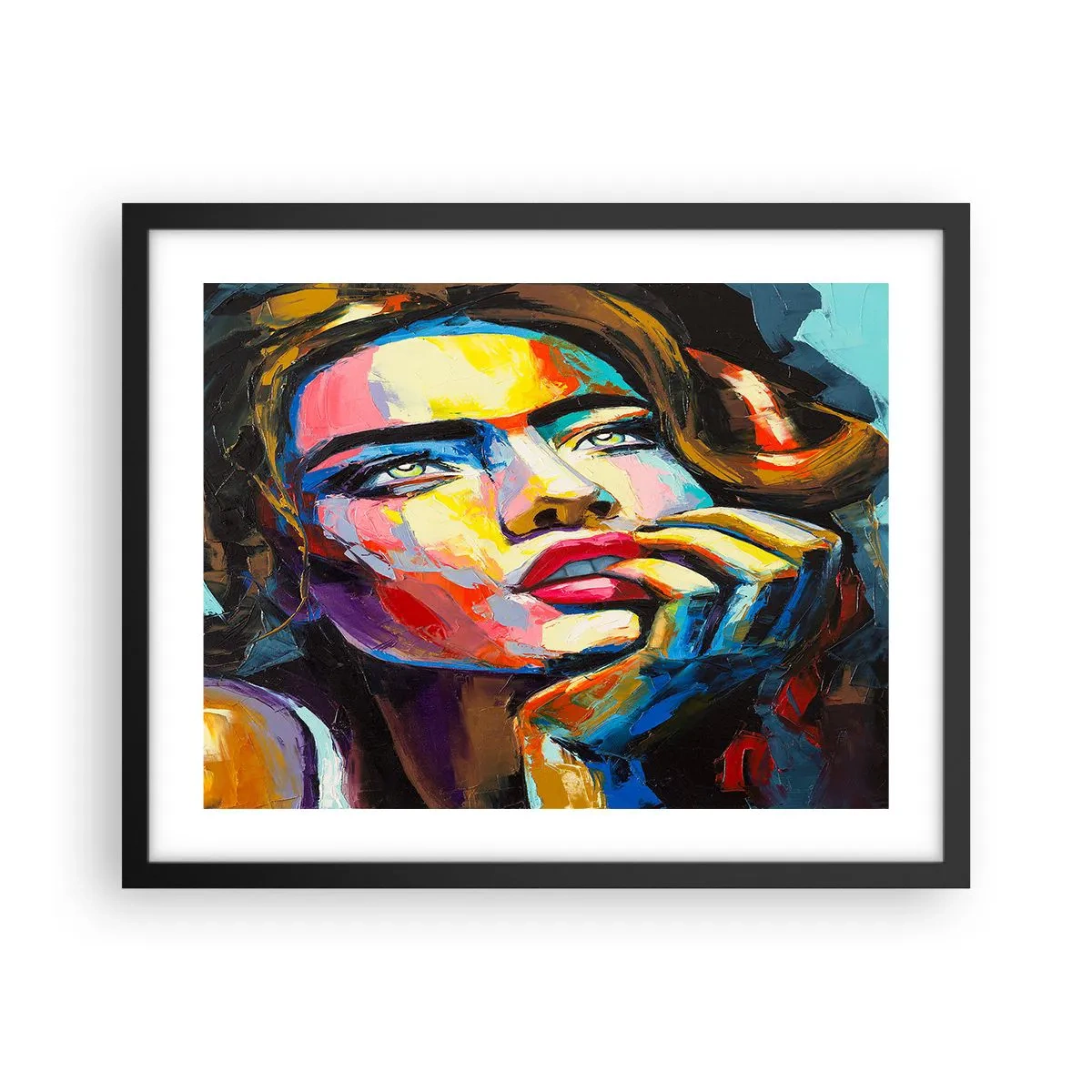 Poster in black frame - Dreams Like Birds Flying in the Sky - 50x40 cm