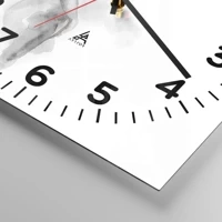 Clock face with numbers