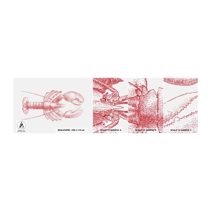 Photo Wallpaper Sample Standard Eco - Lobster Worthy of a Lobster - Lobster, Seafood, Shellfish - 100x30 cm