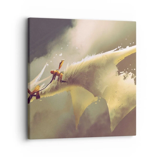 Canvas picture - To the Rescue of the World - 30x30 cm