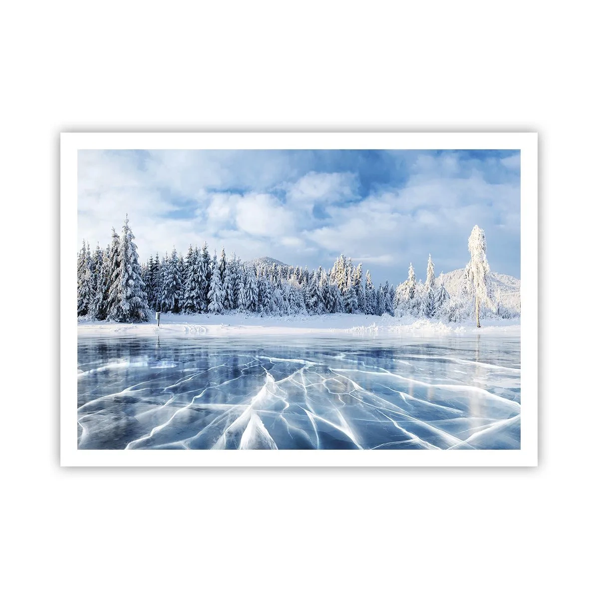 Poster - Dazling and Crystalline View - 100x70 cm