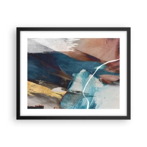 Poster in black frame - With Panache and Energy - 50x40 cm