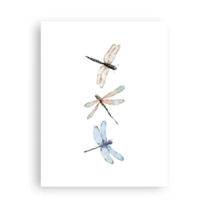 Poster - Lightness of Dragonflies  - 30x40 cm