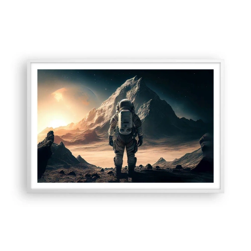 Poster in white frmae - New Challenge - 91x61 cm