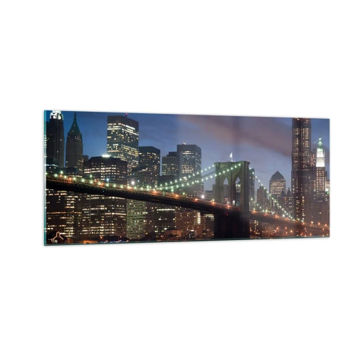 Glass picture - Starry Night - 100x40 cm