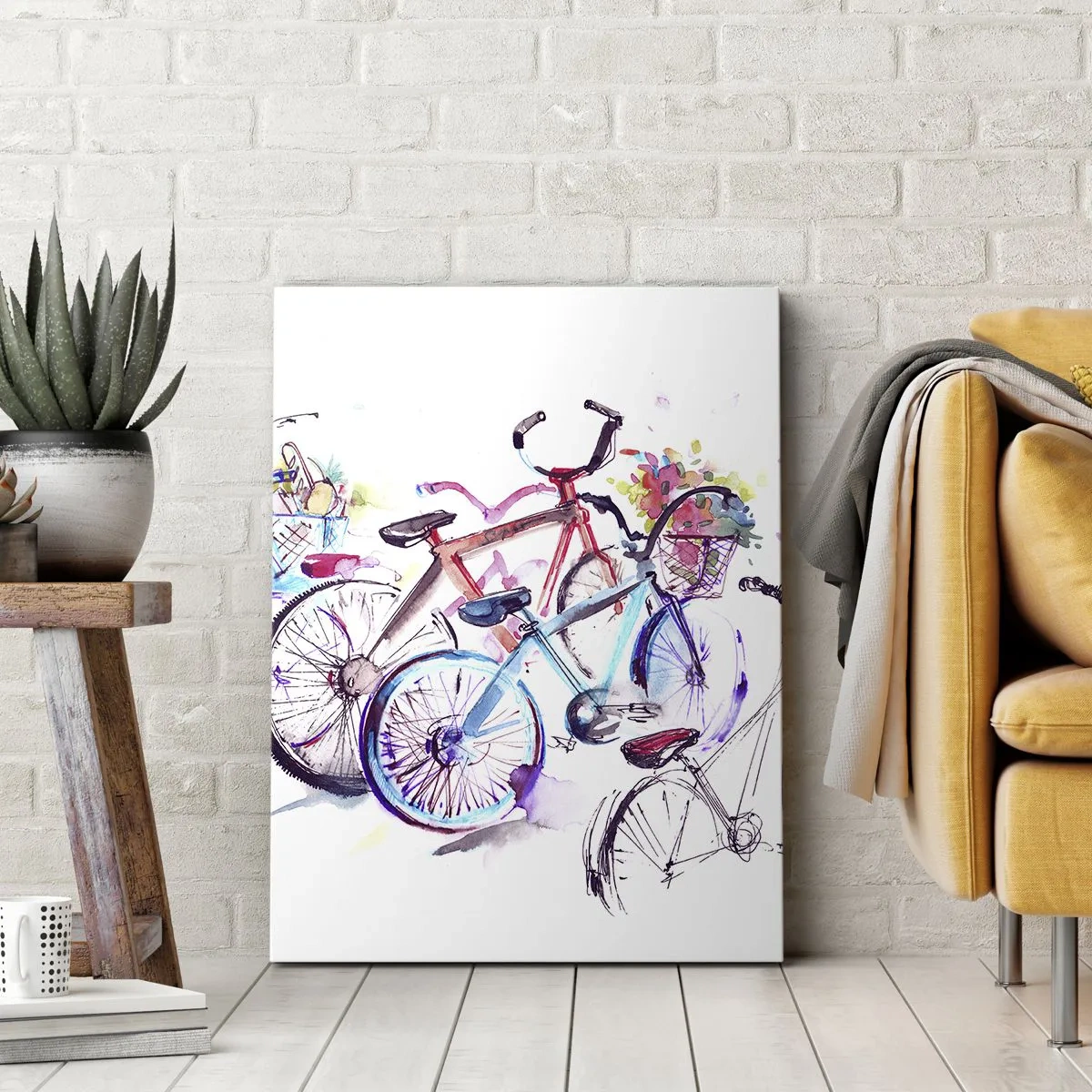 Canvas picture - Anti-moto Club Reunion - 65x120 cm