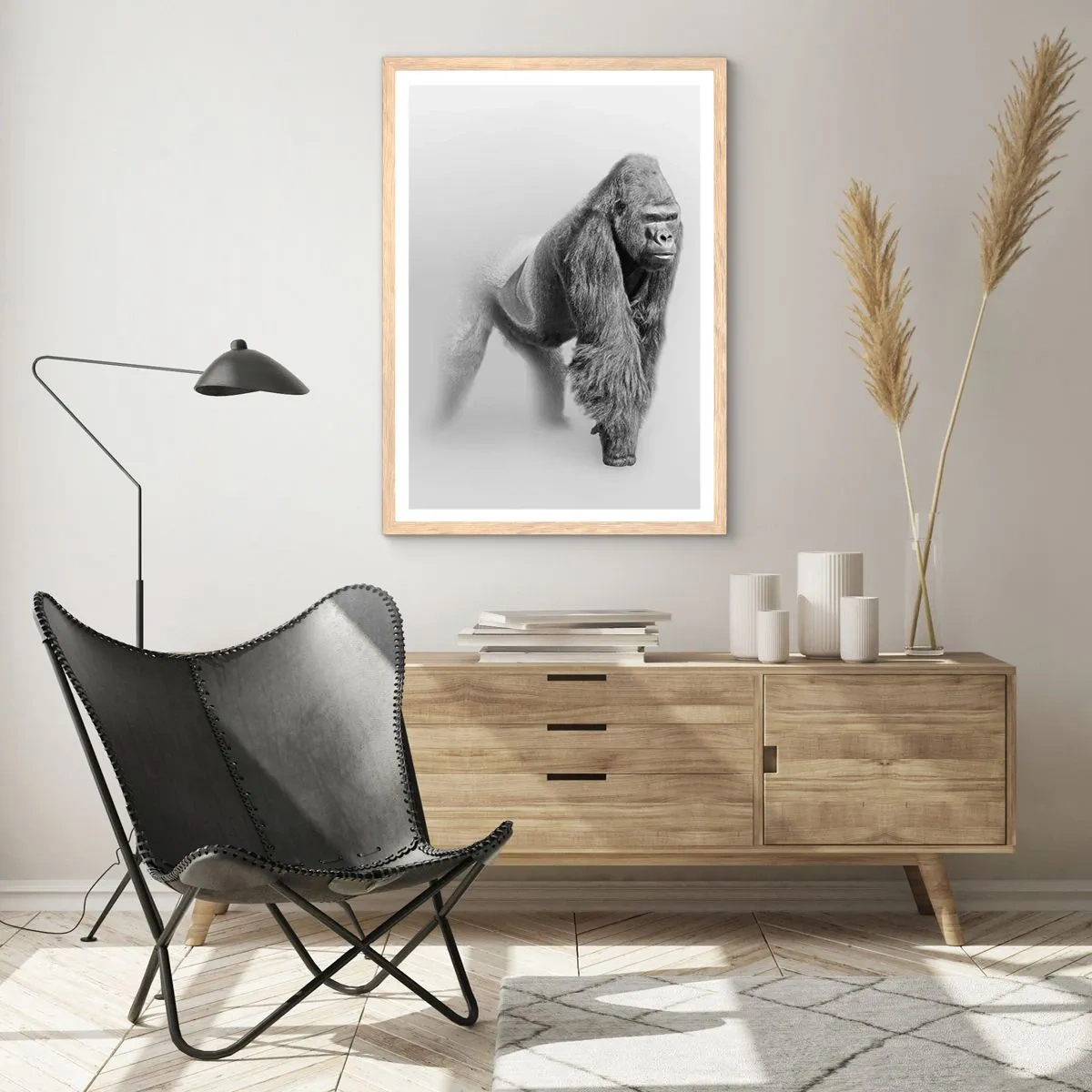 Poster in light oak frame - Certain of Its Strength - 40x50 cm