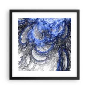 Poster in black frame - Birth of a Wave - 40x40 cm