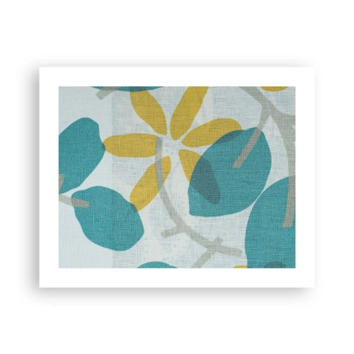 Poster - Among Azure Leaves - 50x40 cm