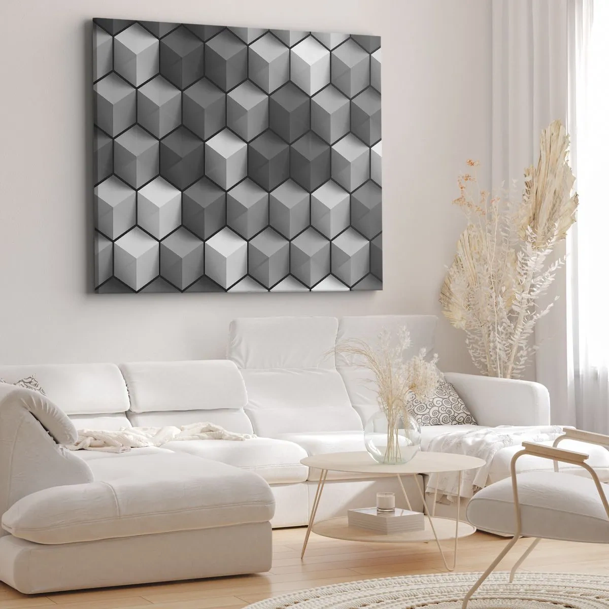 Canvas picture - Cubist Jigsaw - 120x80 cm
