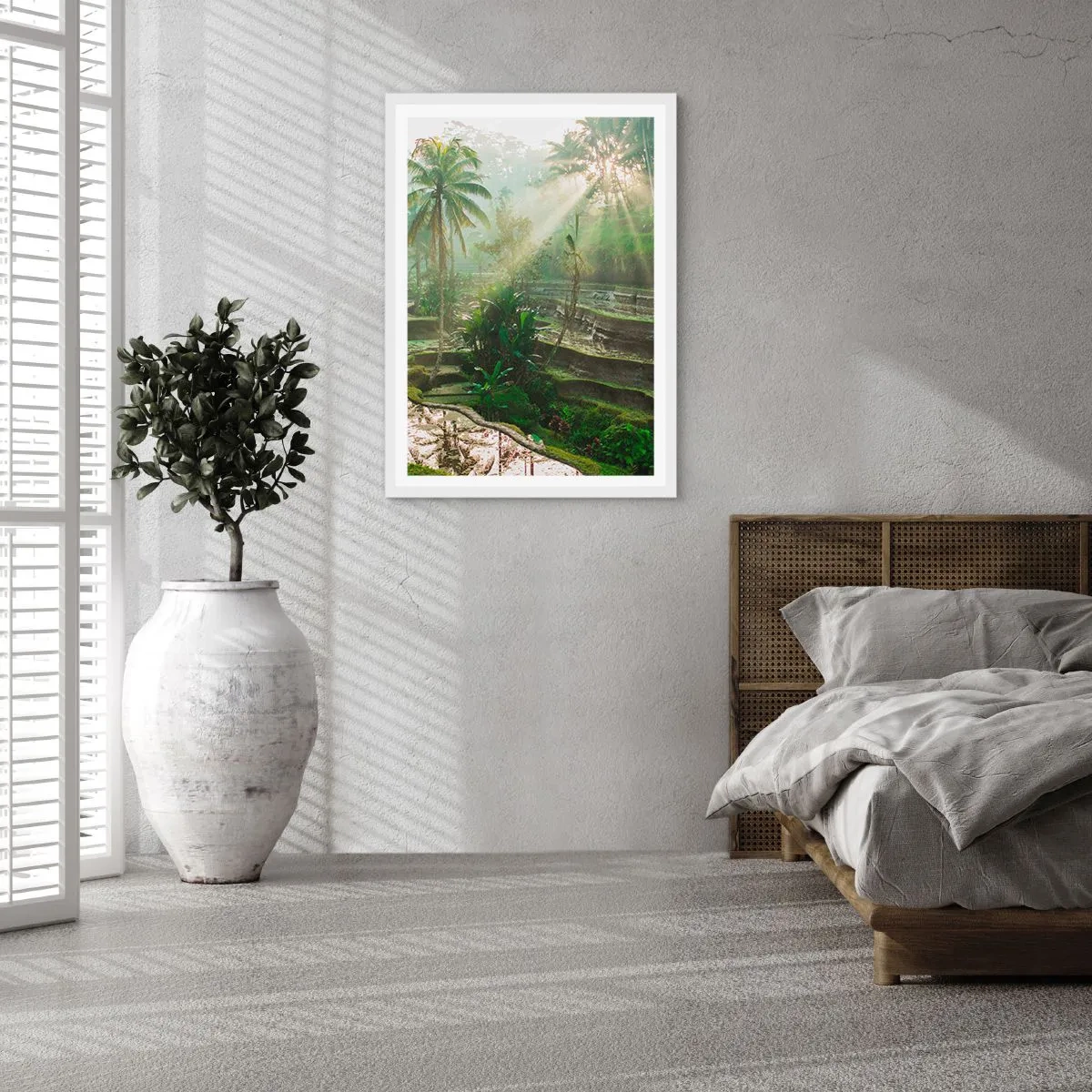 Poster in white frmae - Maturing in the Sun - 40x50 cm