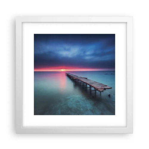 Poster in white frmae - Between Heaven and Earth - 30x30 cm