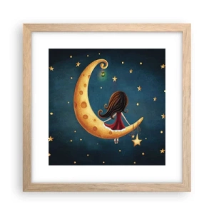 Poster in light oak frame - Once Upon a Time… - 30x30 cm