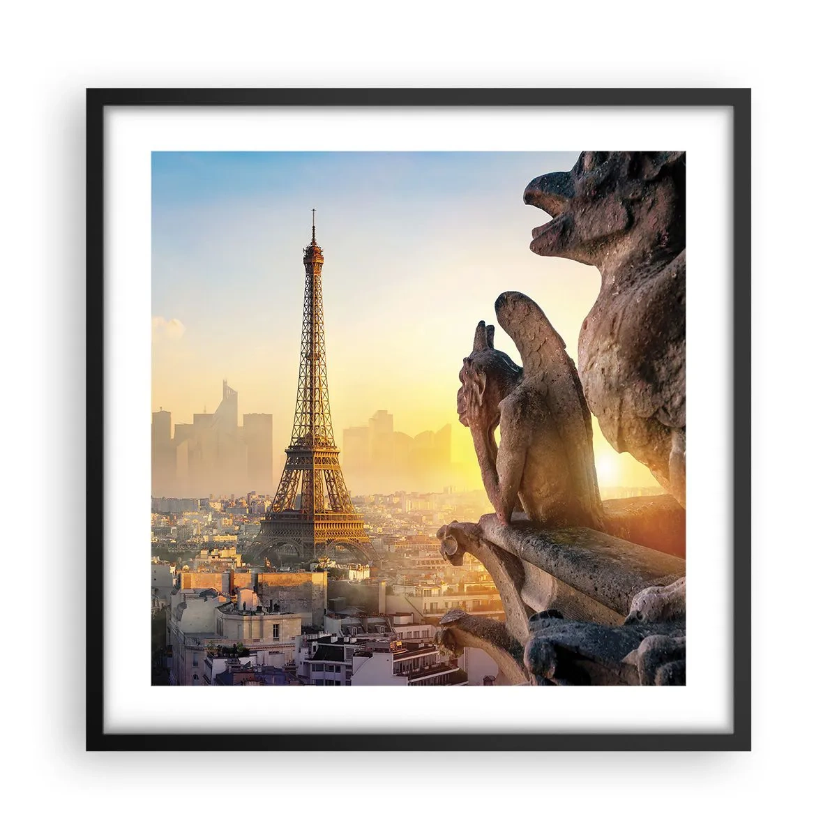 Poster in black frame - Much Has Changed… - 50x50 cm