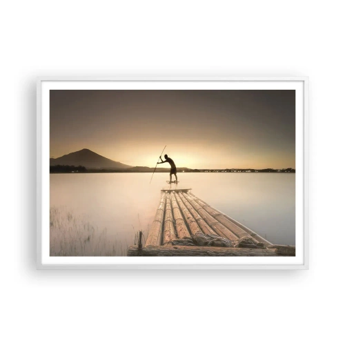 Poster in white frmae - Before Rest - 100x70 cm