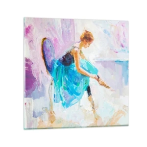Glass picture - Unspeakable Grace, Subtle Charm - 60x60 cm