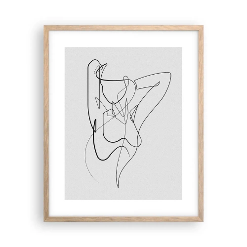 Poster in light oak frame - What You Are Really Like - 40x50 cm