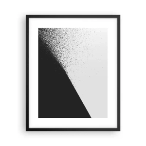 Poster in black frame - Faster and More - 40x50 cm