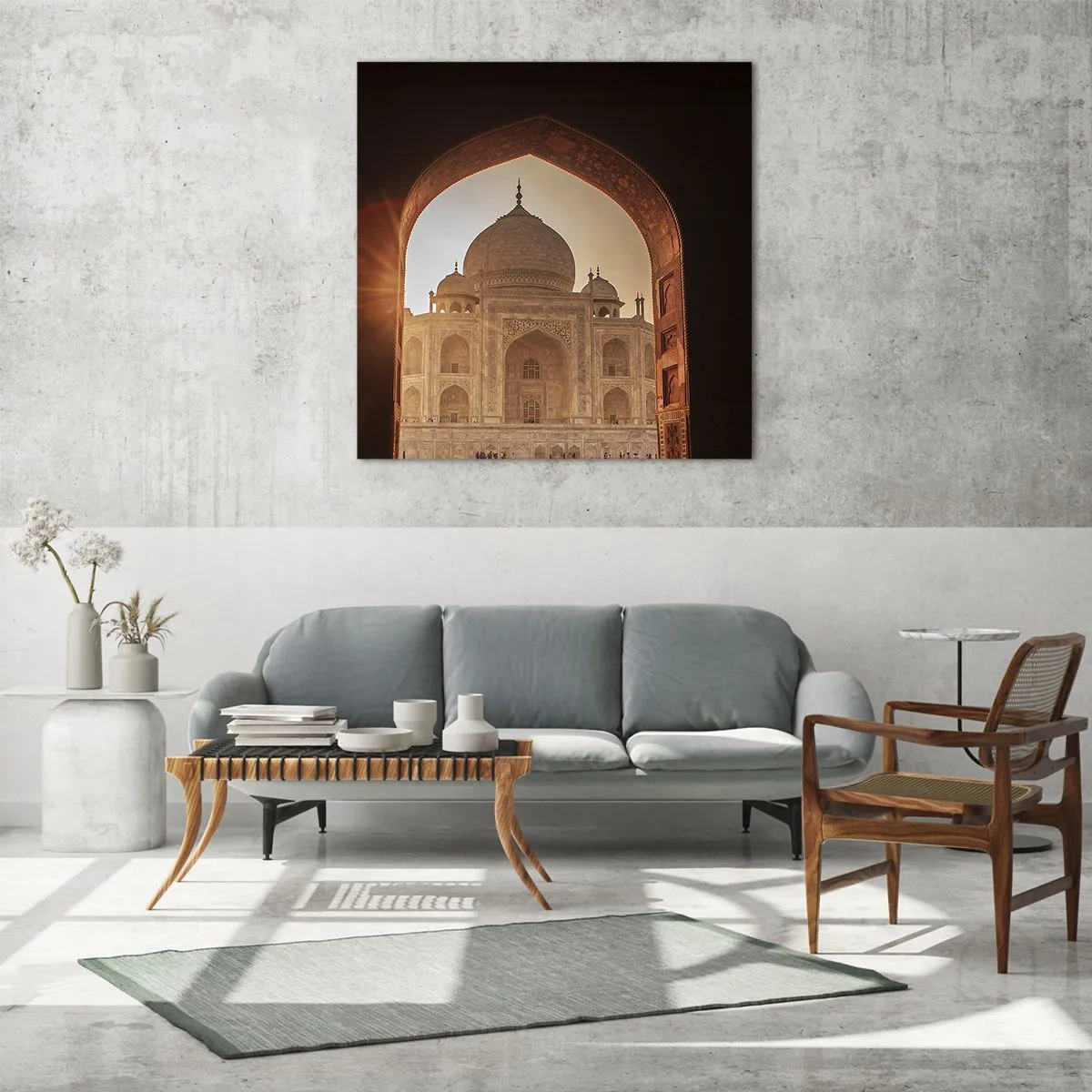 Glass picture - Monument of Unearthy Love - 70x70 cm