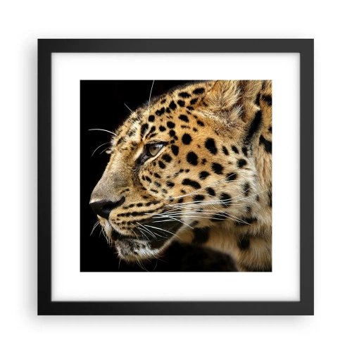 Poster in black frame - Calm, Focused, Ready - 30x30 cm