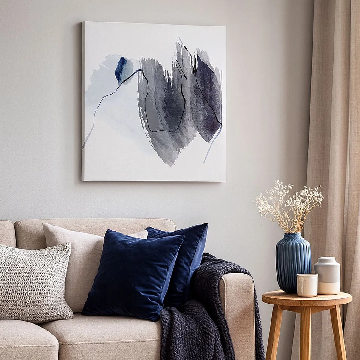 Canvas picture - Intensity and Movement - 30x30 cm