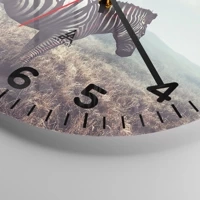 Clock face with numbers