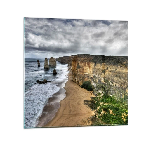 Glass picture - Raw Beauty - 50x50 cm