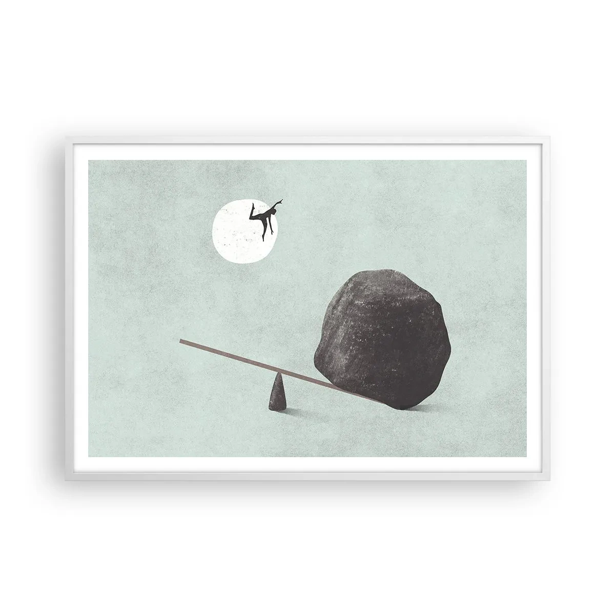 Poster in white frmae - Dream Come True - 100x70 cm