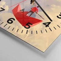 Clock face with numbers