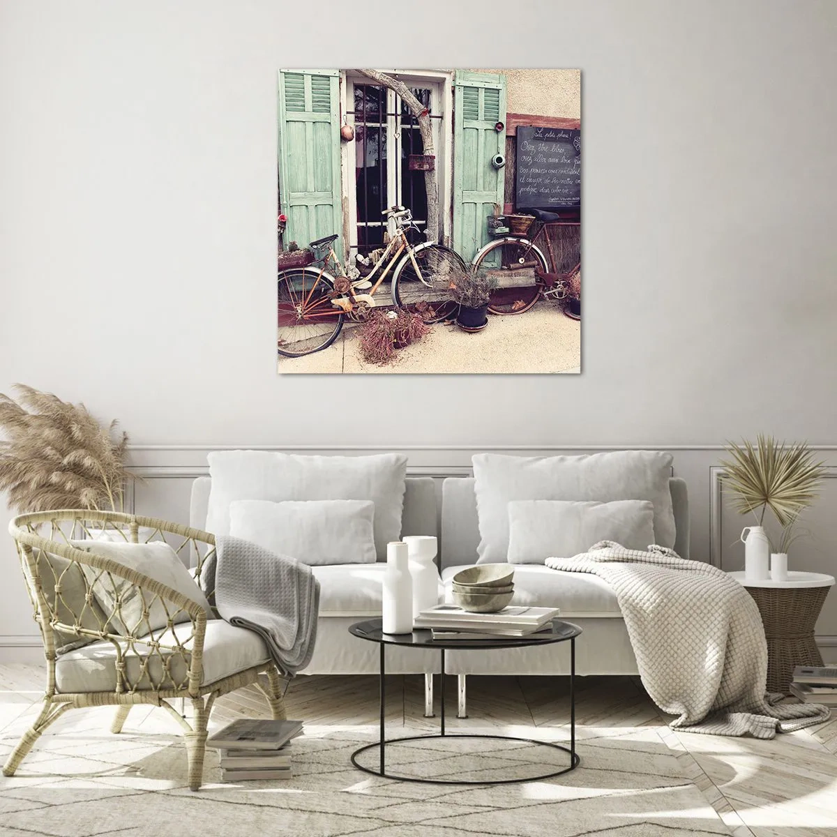 Glass picture - Long Live Province - 60x60 cm