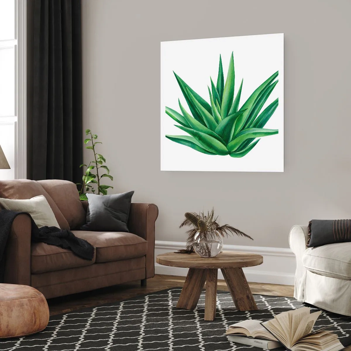 Poster - Green - Power - Life - 60x60 cm