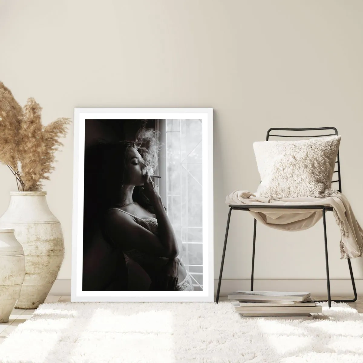 Poster in white frmae - Sensual Moment - 70x100 cm