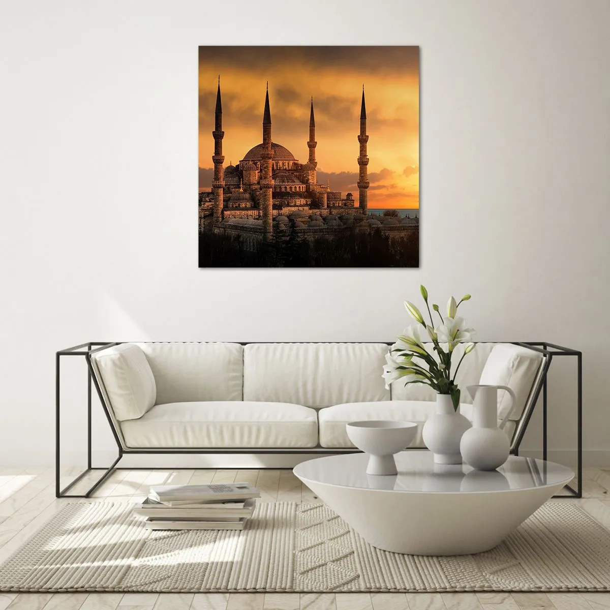 Glass picture - God Is Great - 60x60 cm