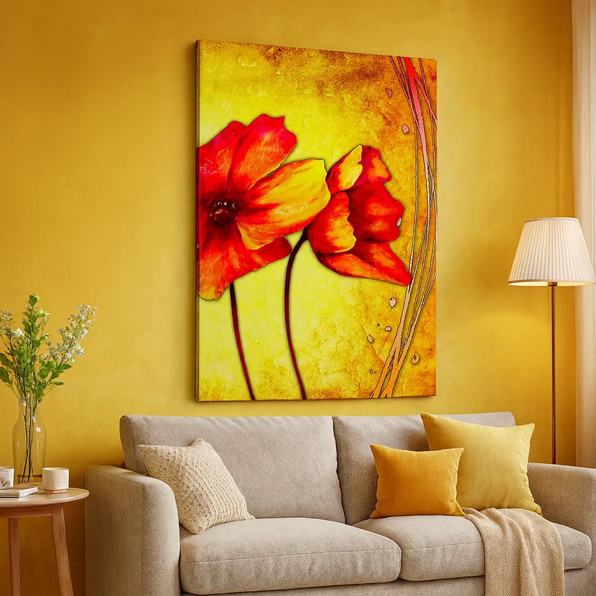 Canvas picture - In Art Nouveau Decoration - 50x70 cm