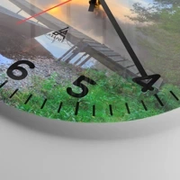 Clock face with numbers