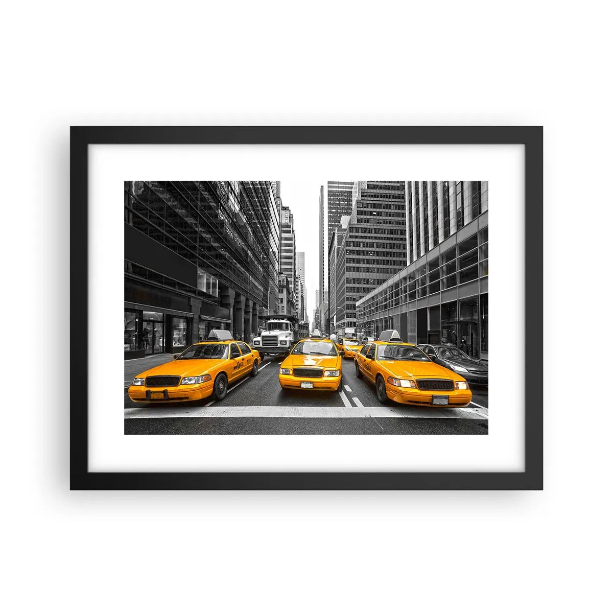 Poster in black frame - We Paint the City - 40x30 cm