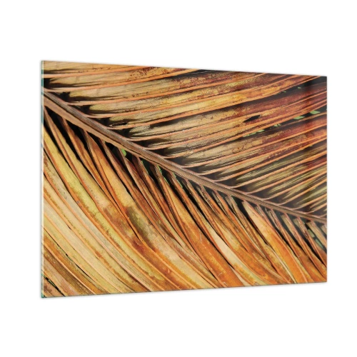 Glass picture - Coconut Gold - 100x70 cm